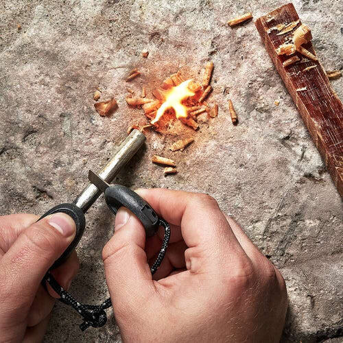 Swedish Firesteel Army 2in1 (Cocoshell). Vuurstarter voor Outdoor & Camping