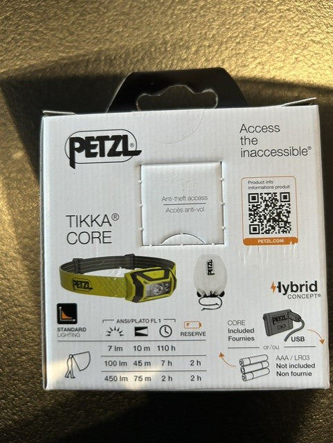 Petzl TIKKA CORE Discover series 450 LUMEN