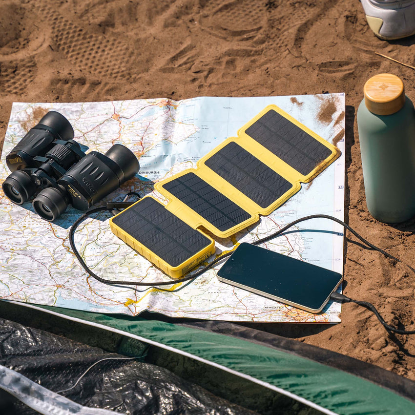 Aqiila Powerbird BS10 Solar Powerbank 10.000 mAh. Duurzame Solar Powerbank voor Outdoor & Reizen