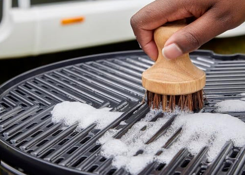 Cadac Ceramic greengrill brush: reinig grondig jouw grill BBQ zonder moeite