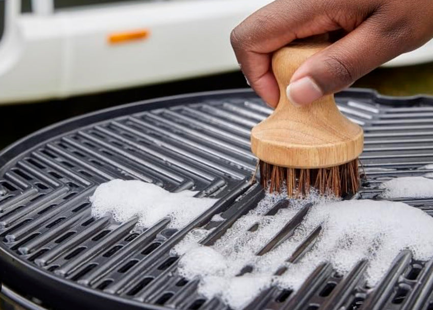 Cadac Ceramic greengrill brush: reinig grondig jouw grill BBQ zonder moeite