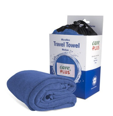 Care Plus® Travel Towel Microfibre Large – Blauw